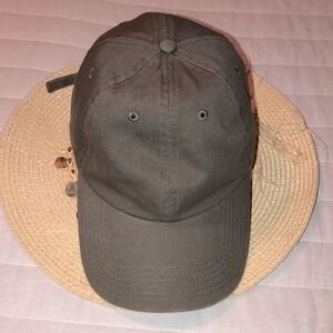 NICE Camo Green Plain Cotton Unisex Cap with adjustable back and clasp
